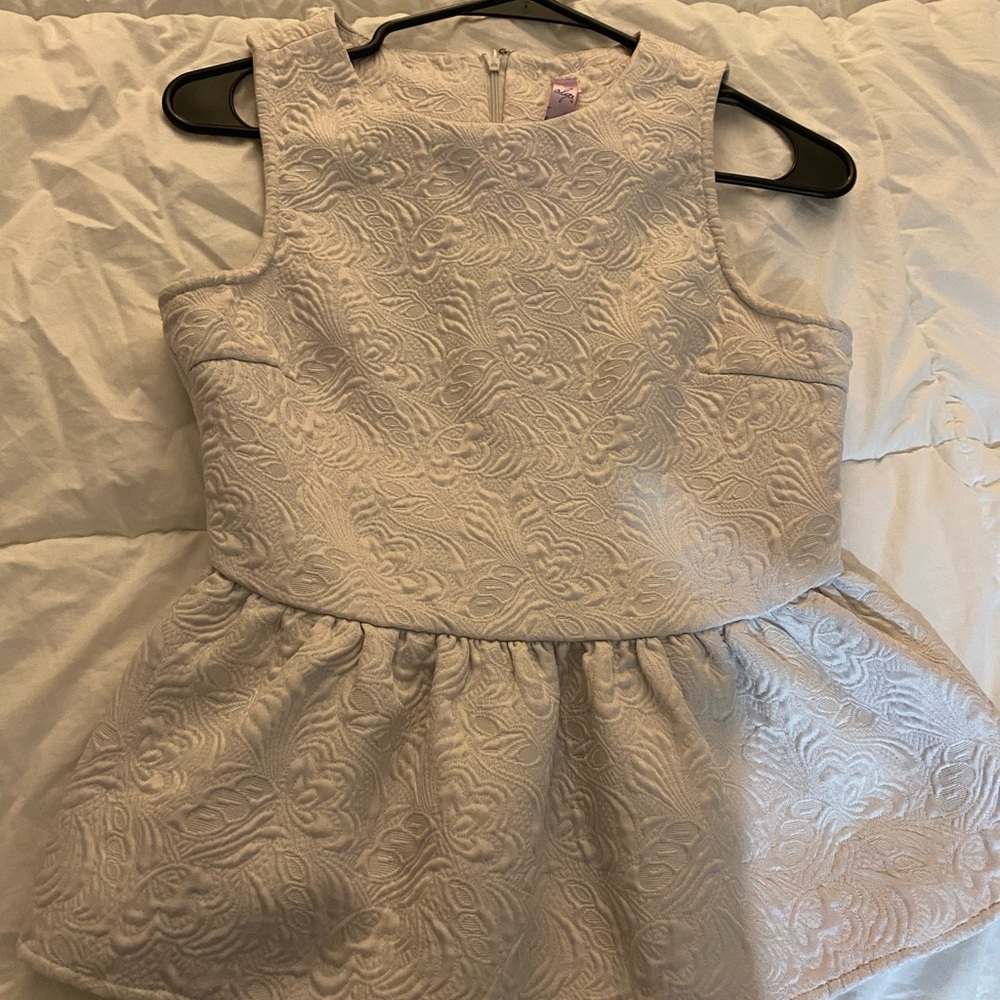 Fancy white ballet top